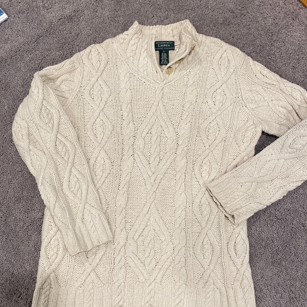 Ralph Lauren hand knit sweater